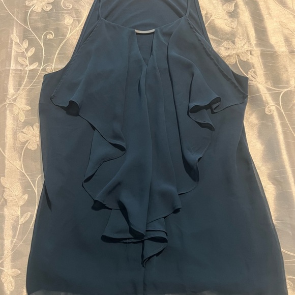 New York and Company Teal Woven Sleeveless Camisole Size M - Picture 4 of 8